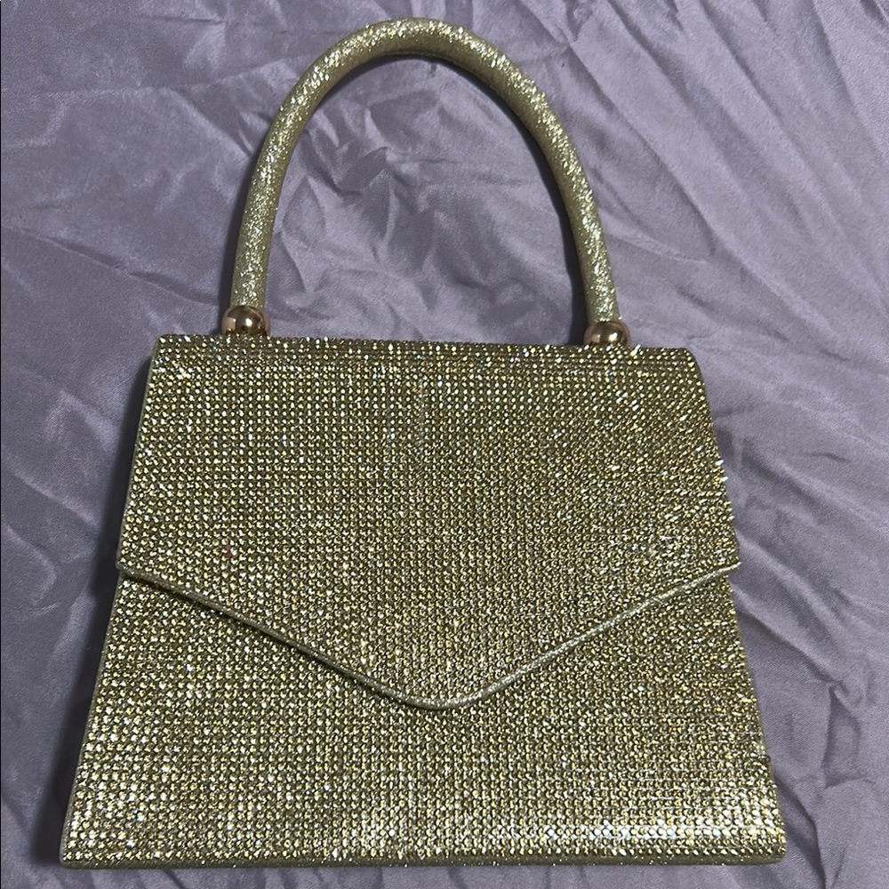 Elegant Gold Handbag